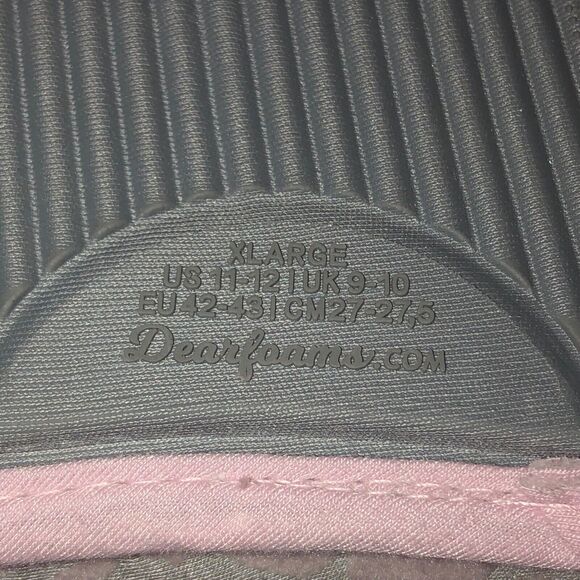 Dearfoams Cloud Step Slippers Women’s XL 11-12 Slide Chalk Pink Washable Comfort - Picture 13 of 13